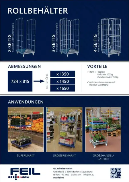 FEIL rolltainer rollcages