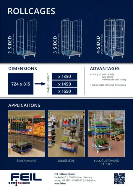 FEIL rolltainer rollcages