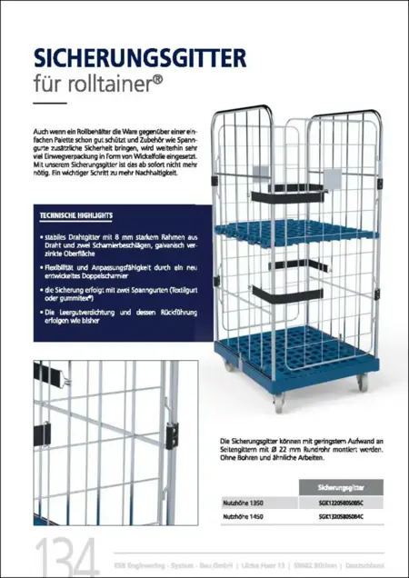 ESB Sicherungsgitter